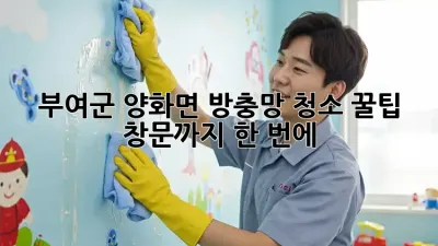 부여군 양화면 방충망 청소 꿀팁✨: 창문까지 한 번에!